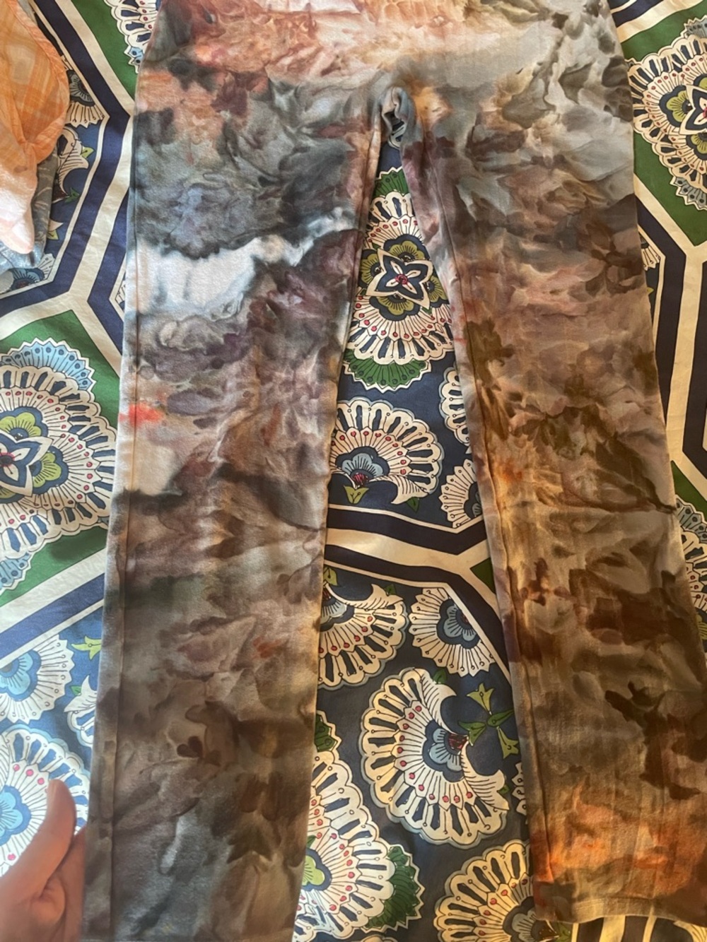 Soleil Catsuit Jumpsuit - Ice Dye Ocean Jasper - Picture 9 of 14